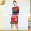 2016 Shangyi fashion new arrival spring multicolor stripe women long sleeve pencil dress
