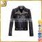 Outdoor long sleeve classic casual wear leather jacket