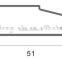 PVC Aluminium profile for silding door /interior decoration profile manufacturer -GL168
