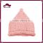 Stylish acrylic knitted beanie with sharp top