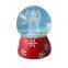 Electric Christmas Snow Globes With Clear Resin Supplier's Choice
