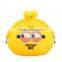 2016 cheap custom logo printed silicone squeeze coin purse supplier in China