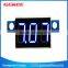 0.36" Lithium Battery Digital Voltmeter dc 3.3V-17V Blue LED Ultra Small Panel Meter