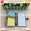 kraft cover sticky note with a pen/ notepad with pen