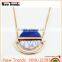 Wholesale top quality natural lapis lazuli turquoise stone necklace jewelry
