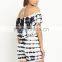 Strap 100% Rayon back tie dye jersey summer sexy playsuit
