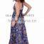 Cotton purple Long Dress Wholesale online dress sun dress