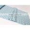 Fashionable denim blue dyed polyester spandex sun floral jacquard knitting fabric