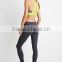 Pleated decoration at the leg opening and waistband quality fabric performance spandex girls leggings                        
                                                Quality Choice