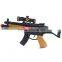 Power electronic plastic gun toy with light