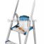 NEW Aluminum household ladder with tools tray (EN131/GS), aluminium step ladder