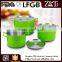 Green Color Aluminum Casserole Single Pack