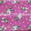 Custom digital dog printed fabric 100% Polyester fabric PVC coating fabric