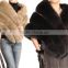 Hot selling popular fox fur shawl for women