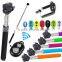 Extendable Self Portrait Selfie Handheld Stick Monopod with Smartphone Adjustable Phone Holder and Bluetooth Remote Shutter