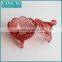 European small round glass jar mini glass candy jar with glass lid