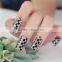 2016 new nail art designs wedding white lace nail wrap Glitter nail sticker BeautySticker