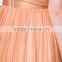 Latest designs wedding dress bridal gown sexy backless Blush orange halterneck ladies gown                        
                                                                                Supplier's Choice