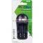 PKCELL Standard battery charger 8126 for AA AAA 9V rechargeable cell with 2 slot