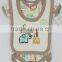 custom make healthy fabric lovely cartoon pattern with cute bibs childrens clothing