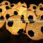 Football/Soccer Design Handmade Cotton Balls String Lights For Christmas Decor Wedding Bedroom Garden and Holiday Lighting
