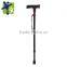 Aluminum telescopic walking stick, Section 2 telescopic adjustable cane, cane elderly skid