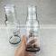 New Unique & Creative Portable Anti-Heat Simple Logo Wholesale 450ml Glass Soda Bottle With Lid