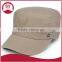 flat top military cap form men /custom logo military hat / denim military hats