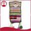 Stretchable ladies fashion Scarf with Pom Poms