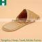 Golden Satin Fabric Hotel Slipper with TPR Outsole