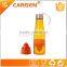 650ml plastic clear sport juice infuser water bottle