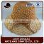 Recycled natural grass paper straw boater hat