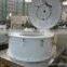 Stainless Steel Pharmacy plate Filtration Equipment , Food Hinger Cover Top Discharge Basket Centrifuge