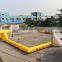 Factory price inflatable soccer arena in yellow color