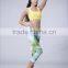 Popular and fashionable sports wear wholesale women fitness and yoga capris