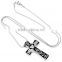 Engravable Claddagh Cross Cremation Jewelry Pendant