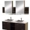 60 inch Modern Double Sink Bathroom Vanity in Espresso From LANO LN-T1490