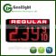12'' Digital Size Red LED Gas Price Changer Sign With Text Option