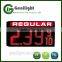 12'' Digital Size Red LED Gas Price Changer Sign With Text Option