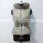 2015 dowm vest with fox fur hood for ladys DV02