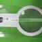 popular high quality cute appearance plastic bookmark magnifying glass tuler