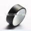 Men's Domed Pure Carbon Fiber Wedding Ring With Finger Print Pattern