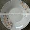 OEM 8inch cheap ceramic soup plates , round edge decor soup plate , cheap porcelain soup plate to Irap