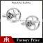 Novelty silver jewelry cooper steering wheel cufflinks