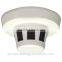 Ceiling Mount HD-CVI Hidden Smoke detector AHD camera with Pinhole Lens