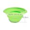 wholesale custom silicone foldable bowl