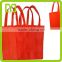 2015alibaba China free samples reusable fashional wholesale non woven bag rope handle