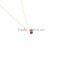 Beautiful Premium Stainless Steel Gold Tone Rudy Charm Necklace