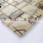 SMJ03 Olean Chateau Emperador Mixed Material Mosaic Indoor Outdoor installing Wall mosaic Tile