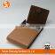 Vertical leather credit card case for business cards
